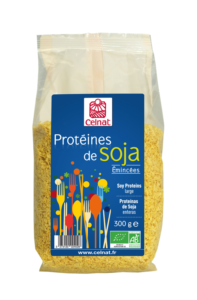 Protéines soja émincées BIO 6 x 300 gr