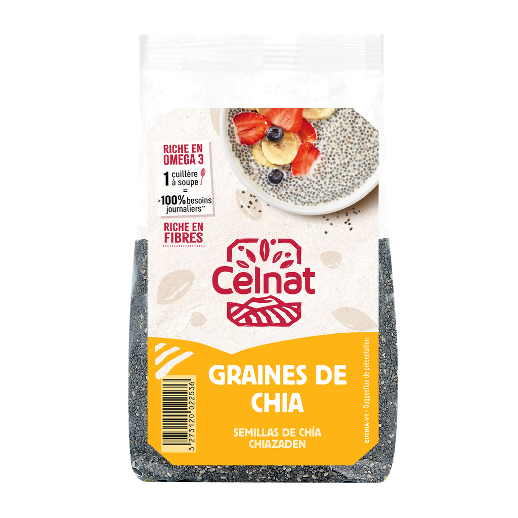 Graines de Chia complètes BIO 8 x 250 gr