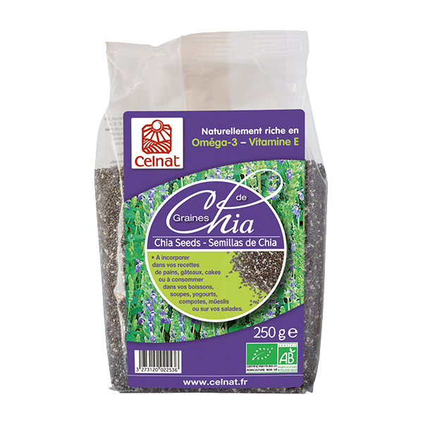 Graines de Chia complètes BIO 8 x 250 gr