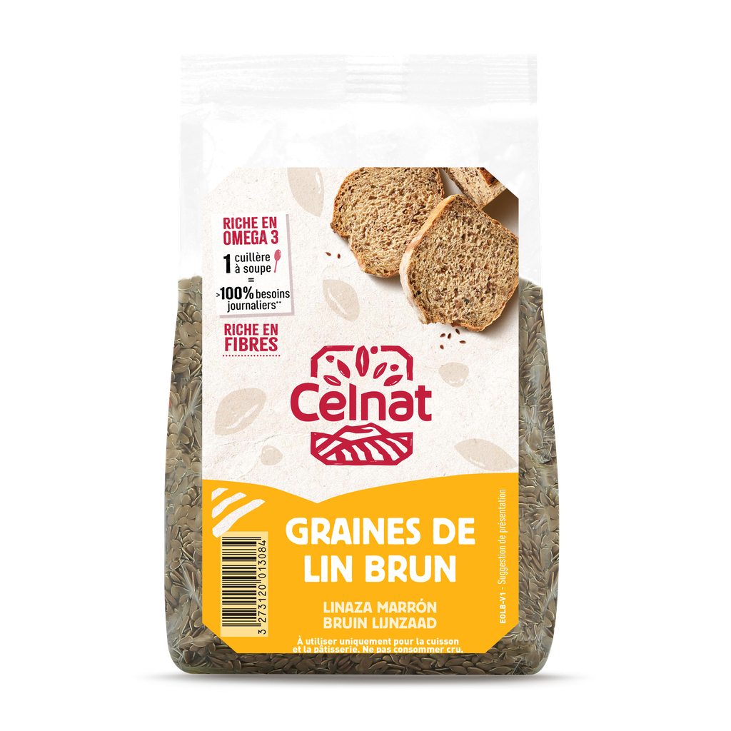 Graines de lin brun BIO 8 x 250 gr