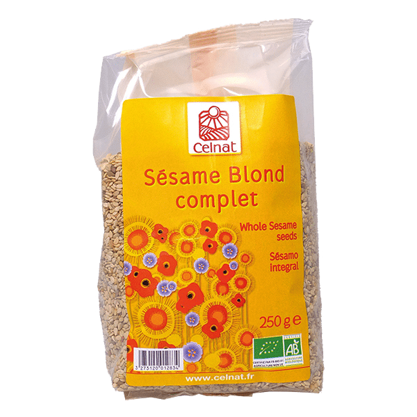 Sésame blond complet BIO 8 x 250 gr