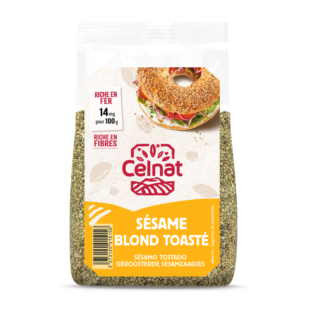Sésame blond complet toasté BIO 8 x 250 gr