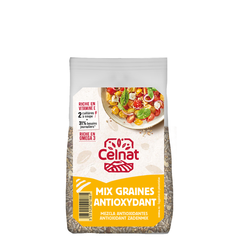 Mix graines antioxydant BIO 250 gr — Carton de 8 pces