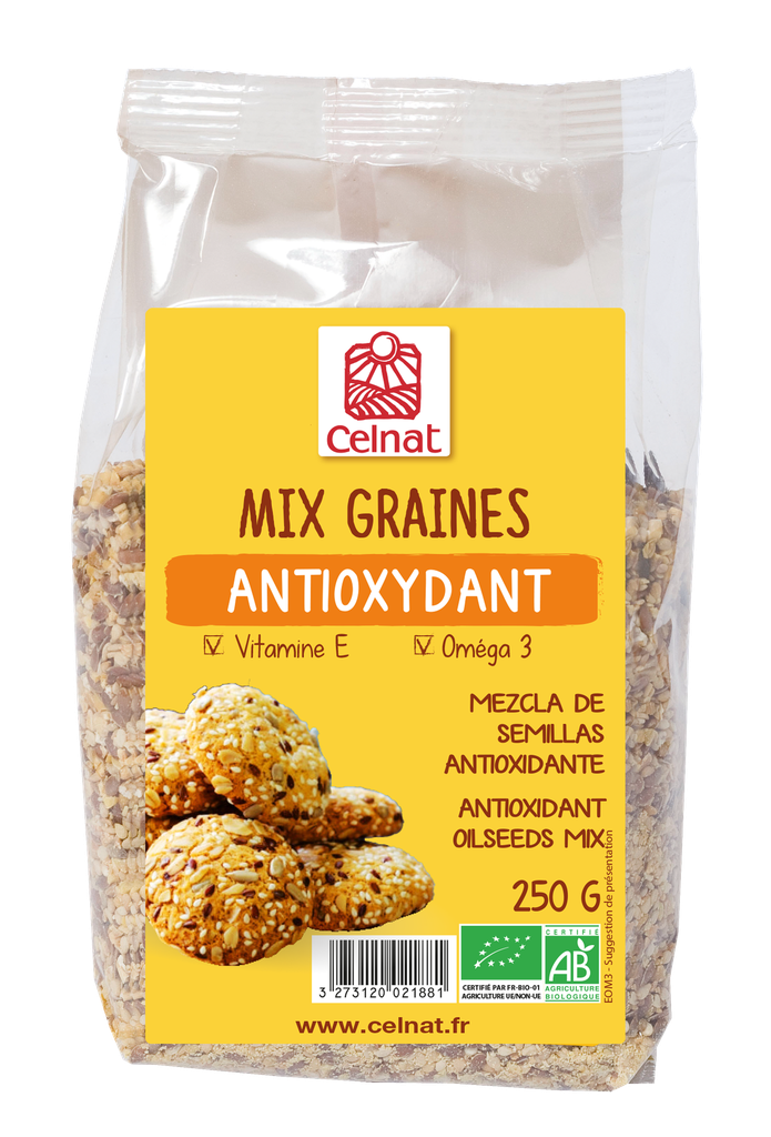Mix graines antioxydant BIO 8 x 250 gr