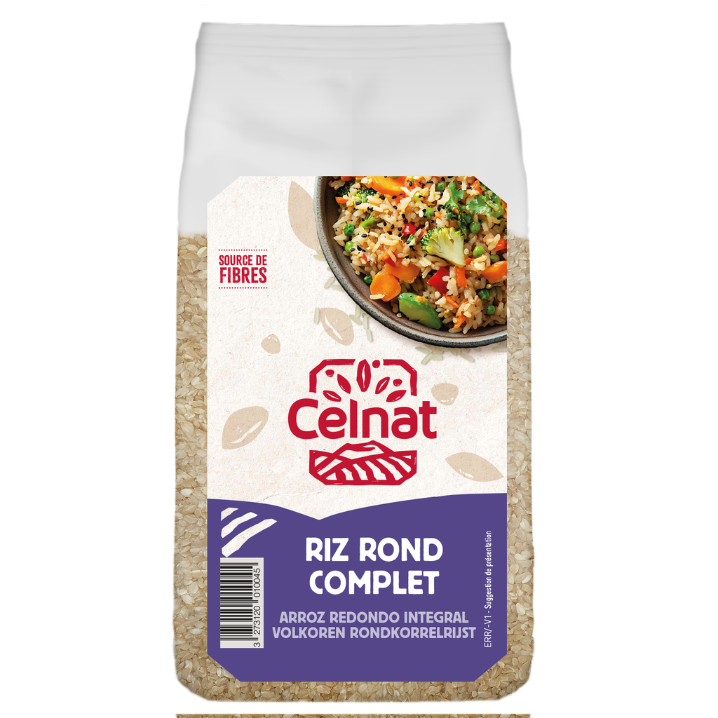 Riz long complet BIO 1 kg — Carton de 12 pces