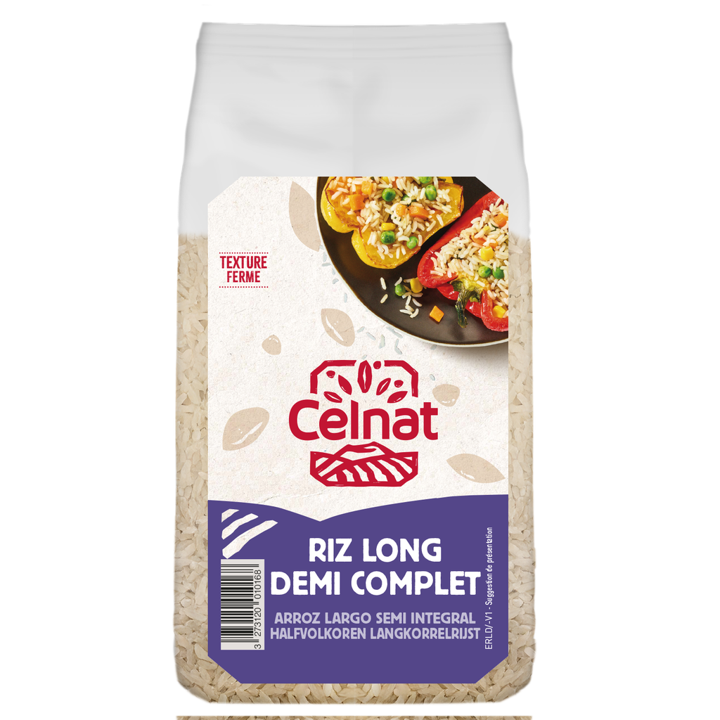 Riz long demi-complet BIO 12 x 1kg