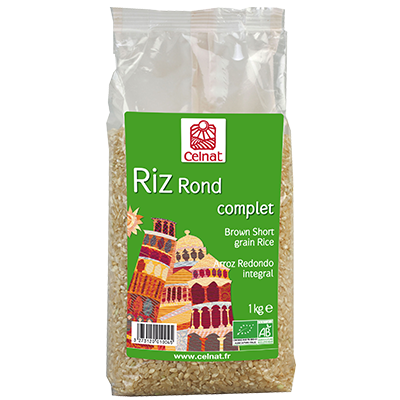 Riz rond complet BIO 12 x 1kg
