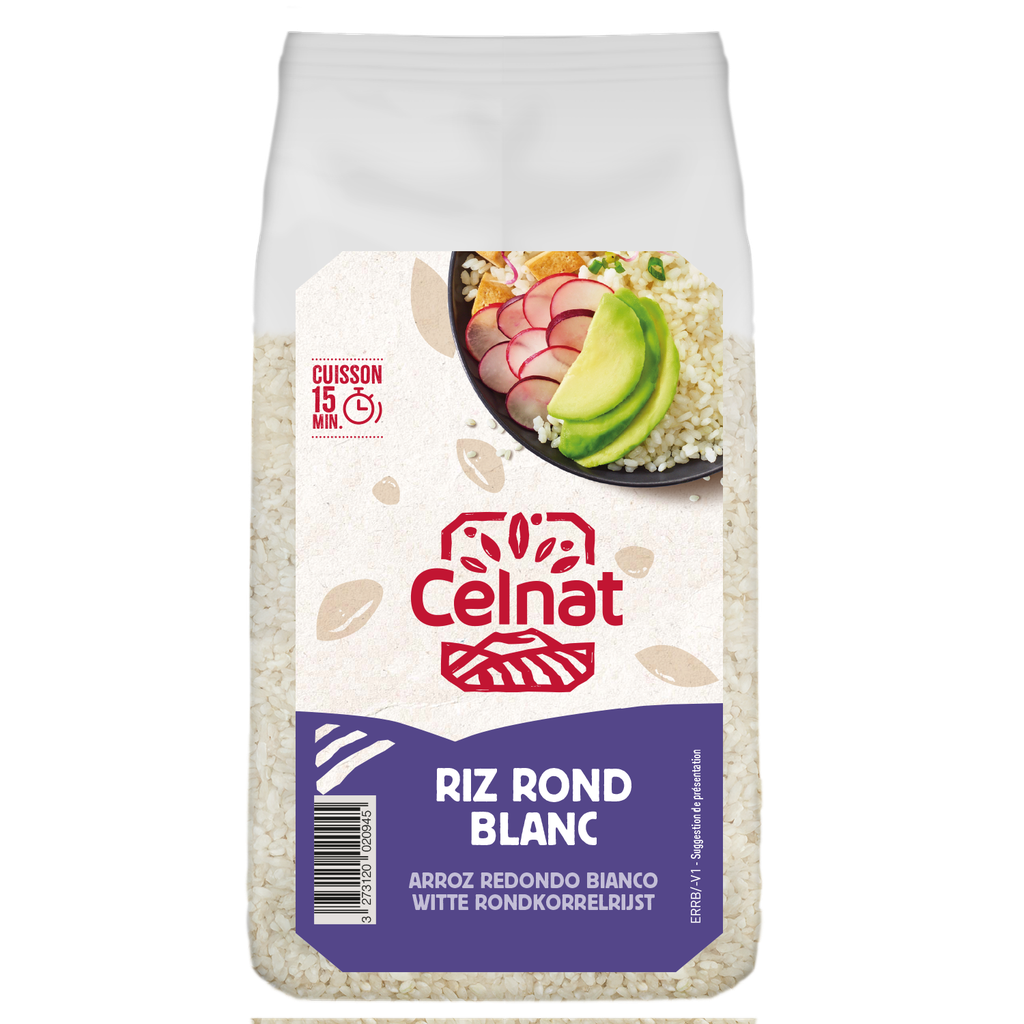 Riz rond blanc BIO 12 x 1kg