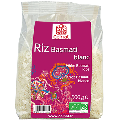 Riz basmati blanc BIO 6 x 500 gr