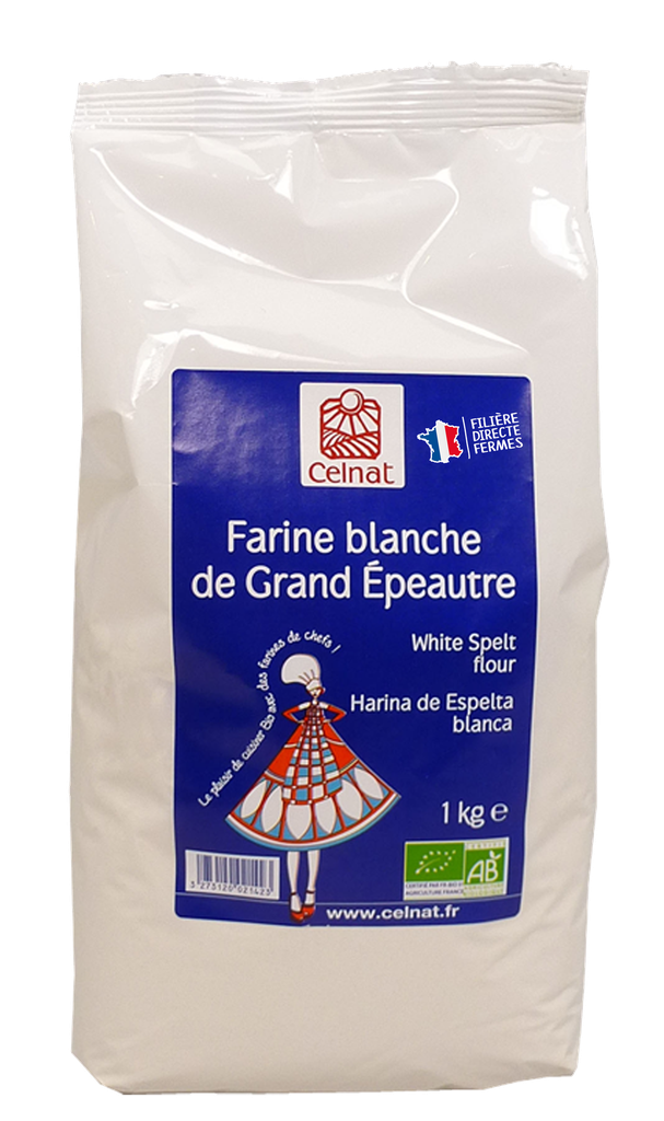 Farine de blé blanche T65 BIO 10 x 1kg