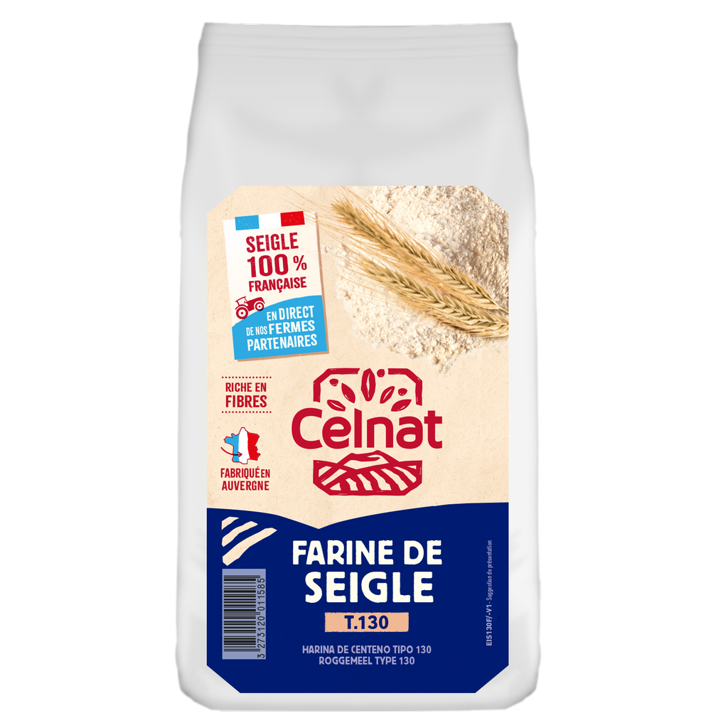 Farine seigle T130 BIO 6 x 1kg