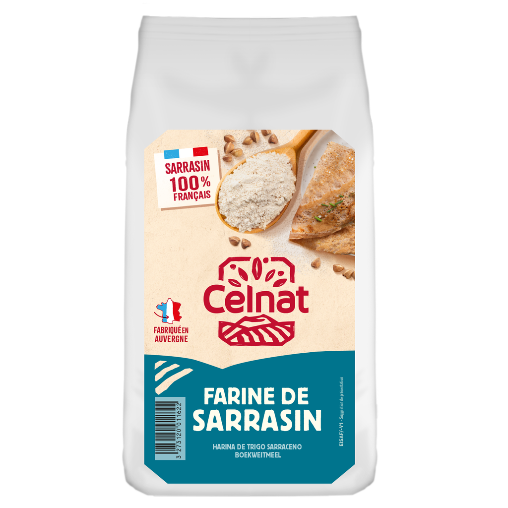 Farine de sarrasin BIO 1 kg — Carton de 6 pces