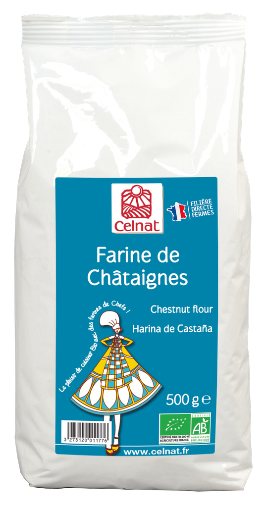 Farine de châtaignes BIO 6 x 500 gr