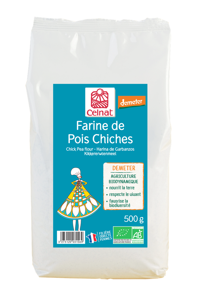 Farine de pois chiches BIO 6 x 500 gr