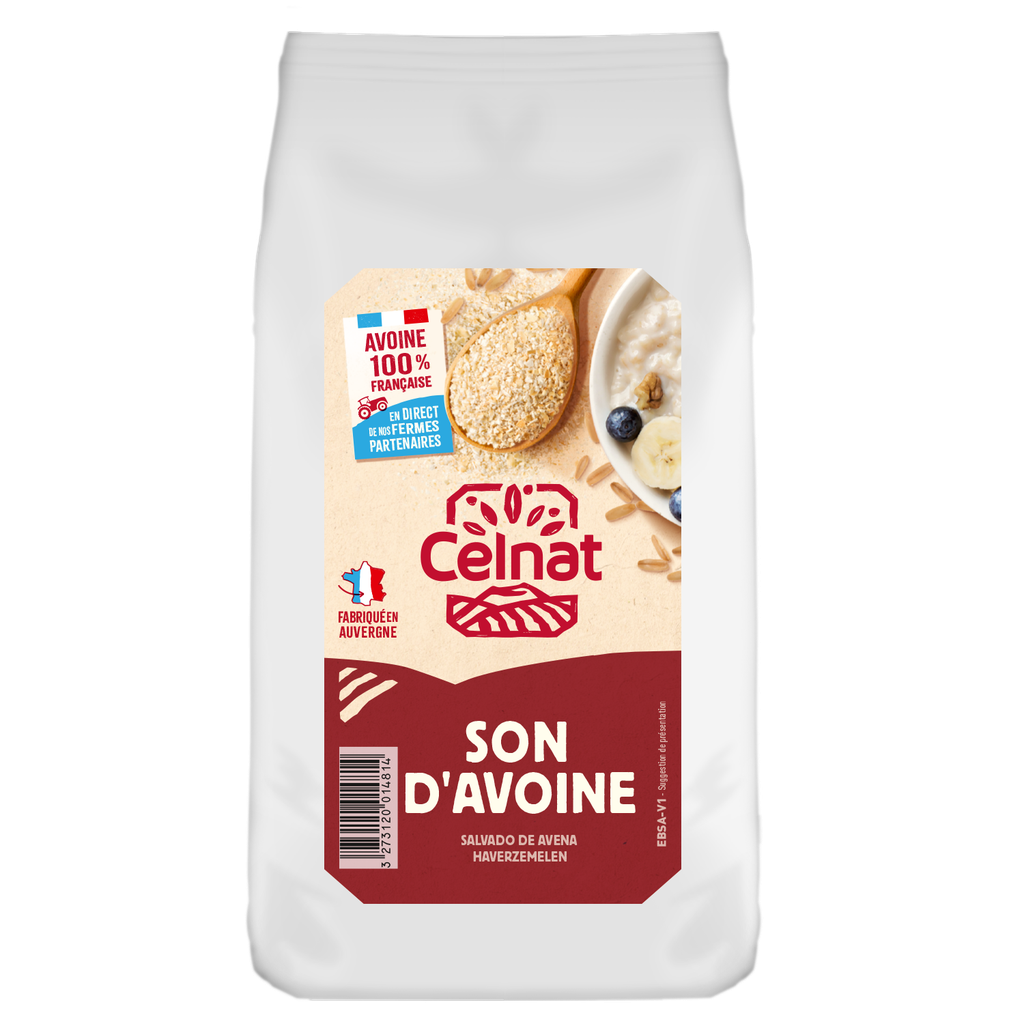 Son d'avoine BIO 250 gr — Carton de 12 pces
