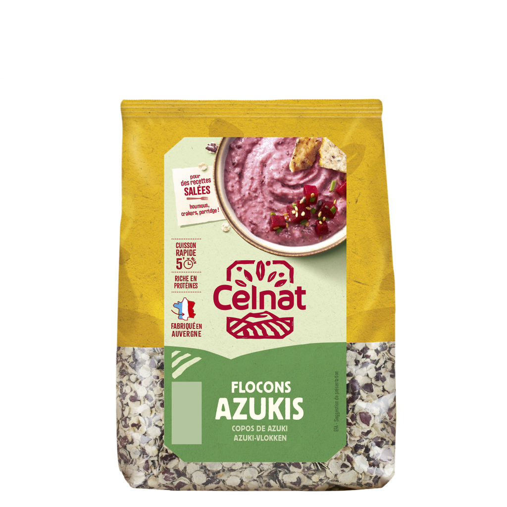 Flocons d'azukis BIO 350 gr — Carton de 6 pces