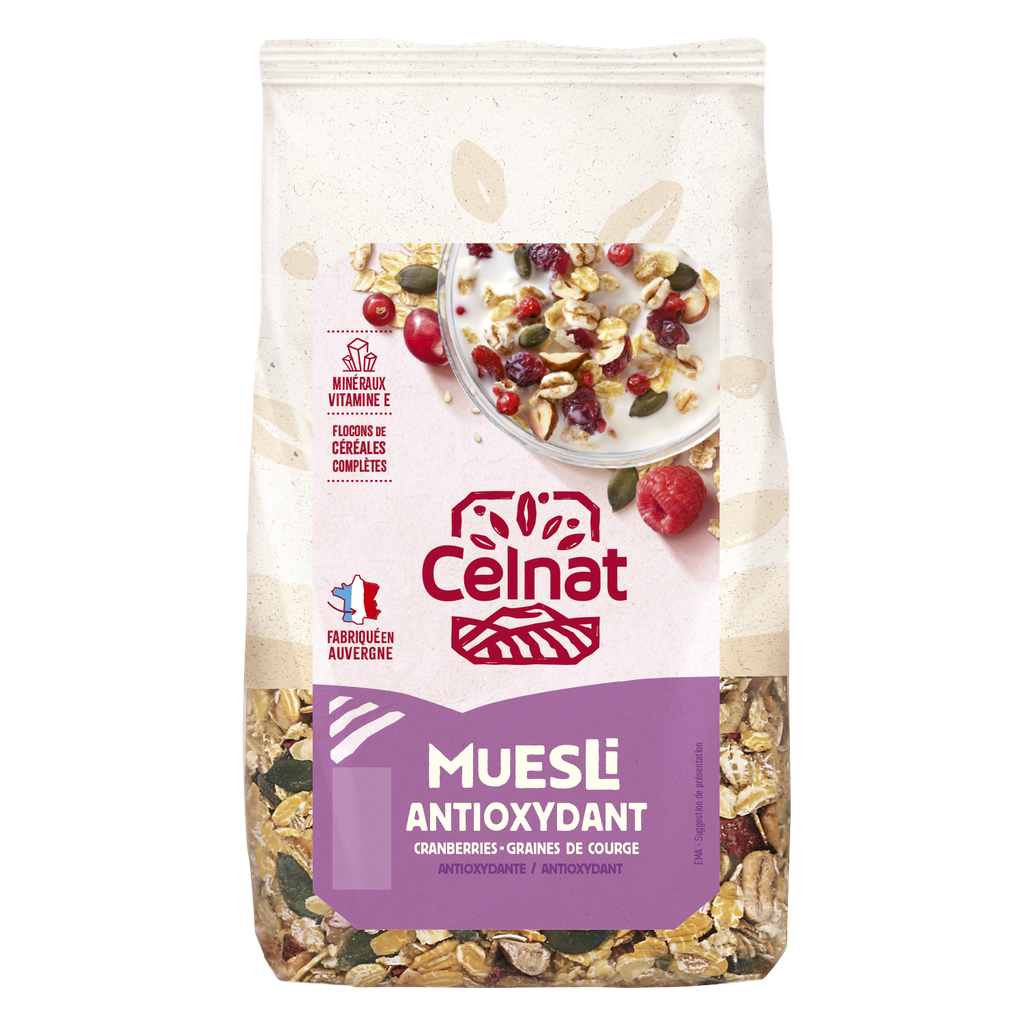Muesli antioxydant BIO 375 gr — Carton de 6 pces
