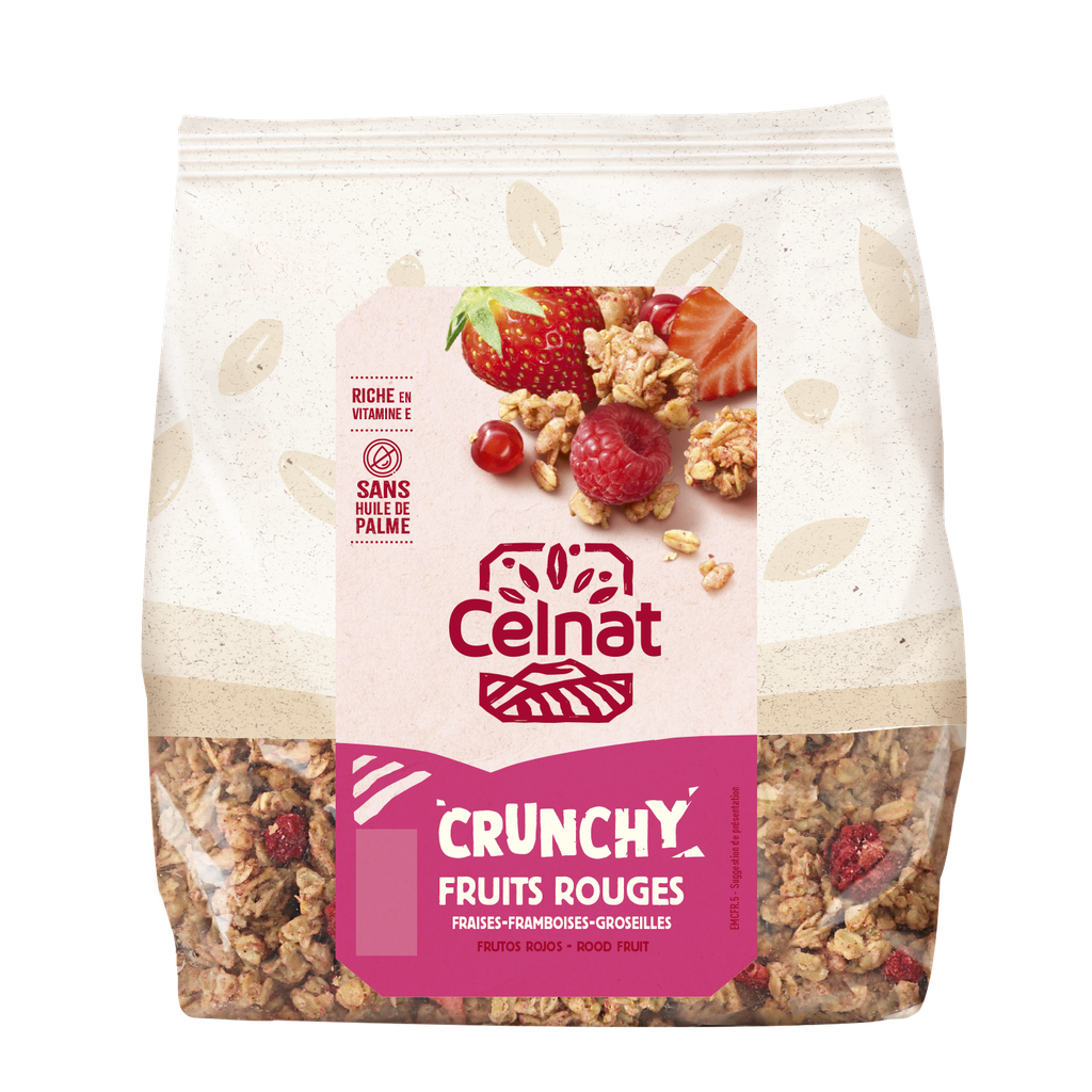 Crunchy fruits rouges BIO 6 x 500 gr