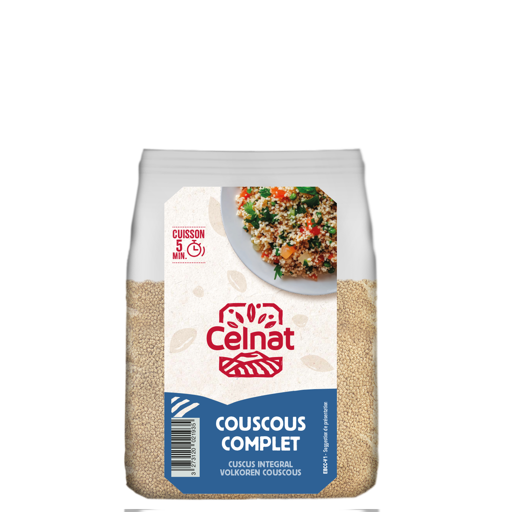 Couscous complet BIO 500 gr — Carton de 6 pces