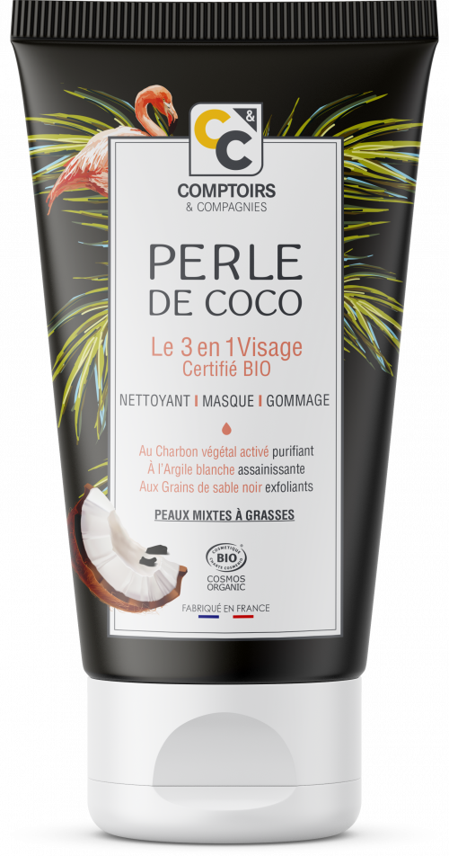 Masque 3 en 1 au charbon végétal actif 6 x 100 ml