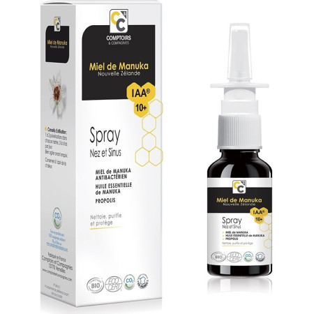 Spray nez et sinus au miel de Manuka IAA®10+ BIO 6 x 15 ml
