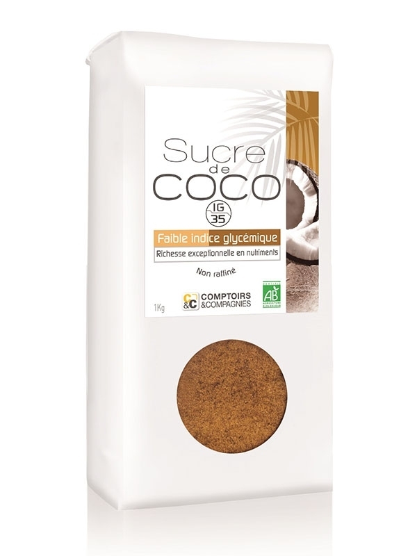 Sucre de fleurs de coco BIO 12 x 1kg