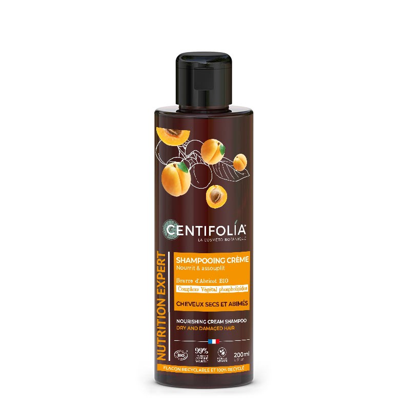 Shampoing crème nutrition - cheveux secs BIO 8 x 200 ml