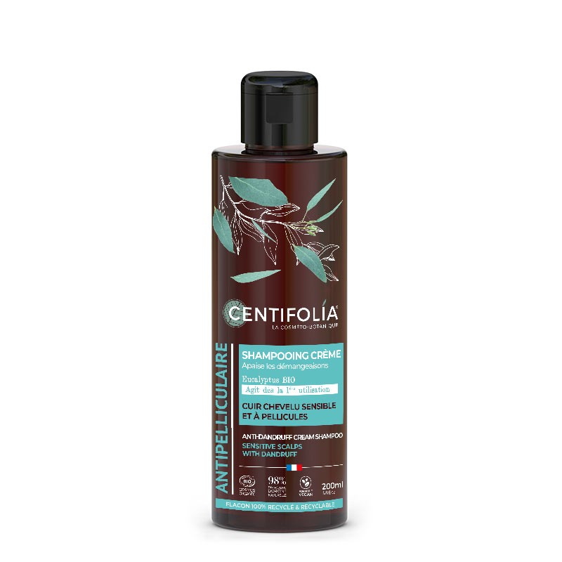 Shampooing crème antipelliculaire - cuir chevelu sensible BIO 6 x 200 ml