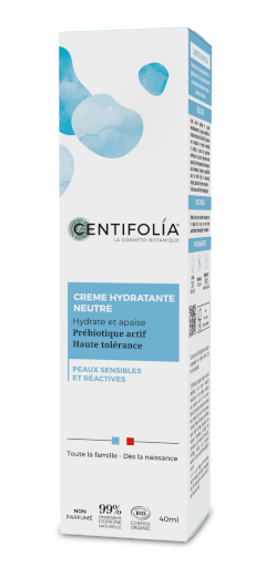 Crème visage hydratante neutre BIO 40 ml — Carton de 6 pces