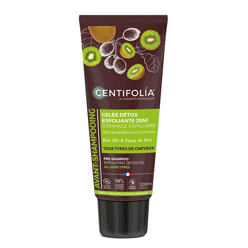 Avant-shampoing gelée detox exfoliante 2 en 1 6 x 200 ml