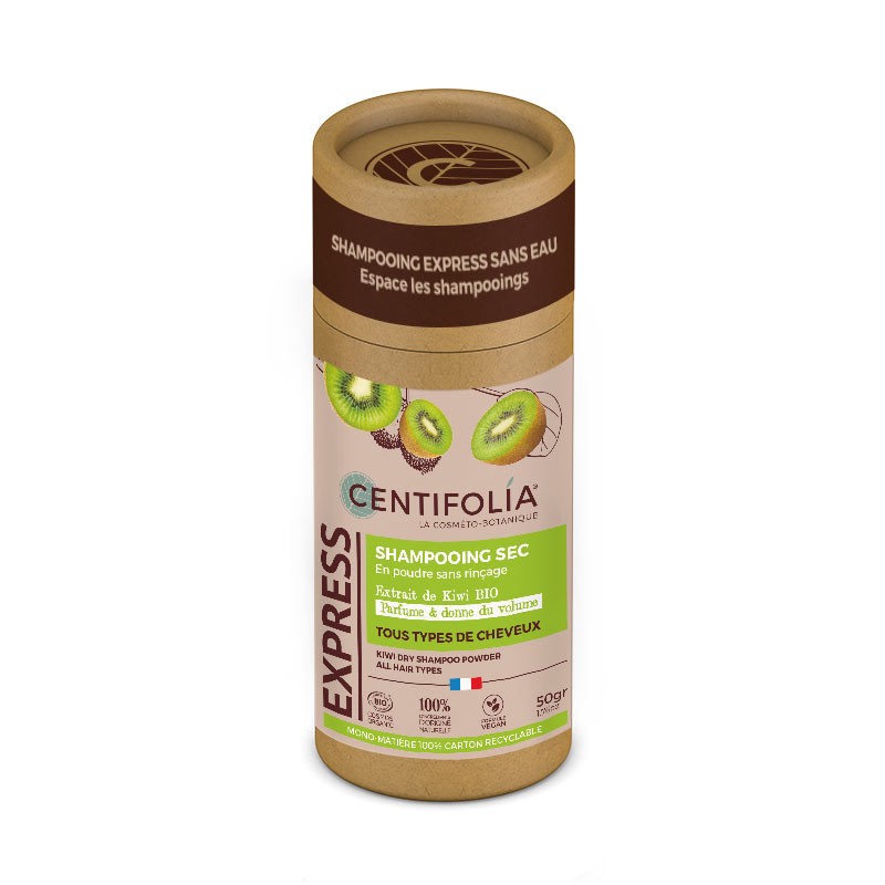 Shampooing sec en poudre Kiwi BIO 8 x 50 g