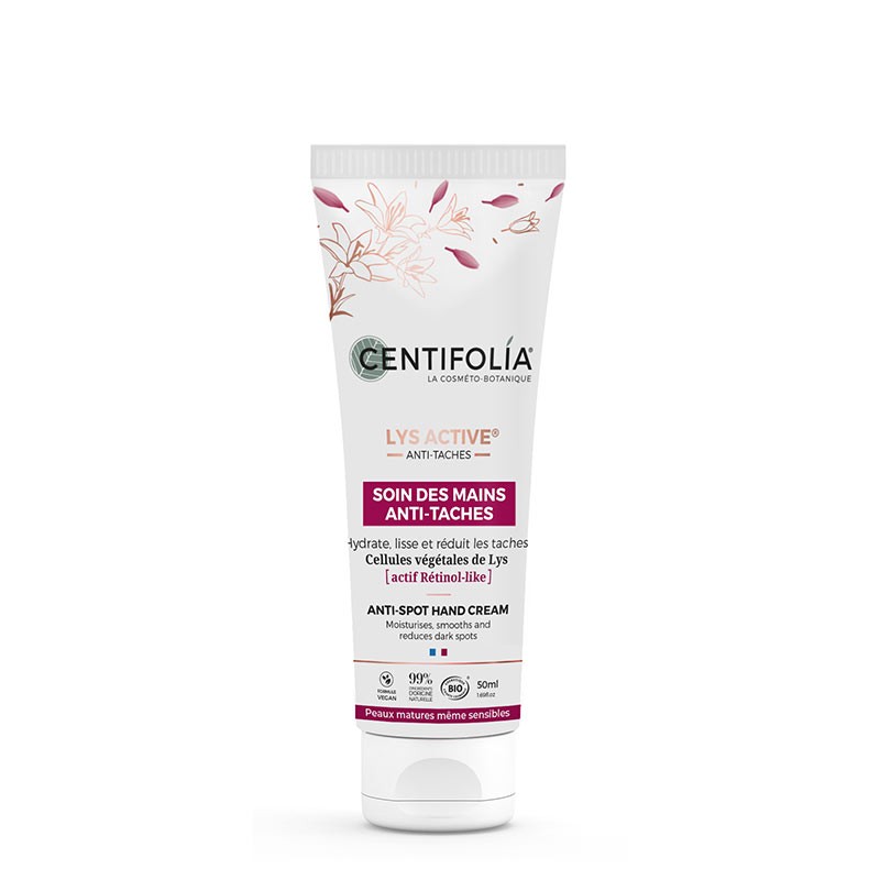 Soin des mains anti-taches lys active BIO 50 ml — Carton de 6 pces