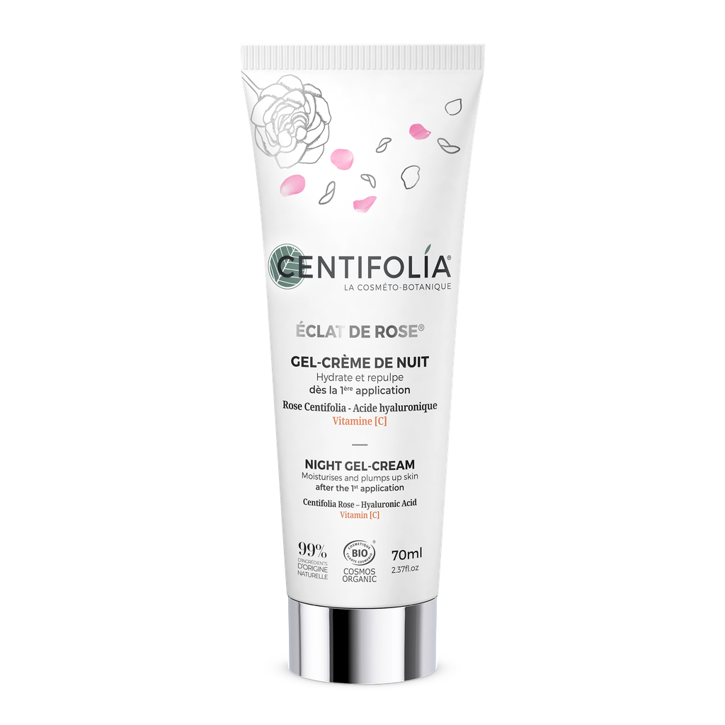 Gel crème de nuit Eclat de rose® BIO 70 ml — Carton de 6 pces