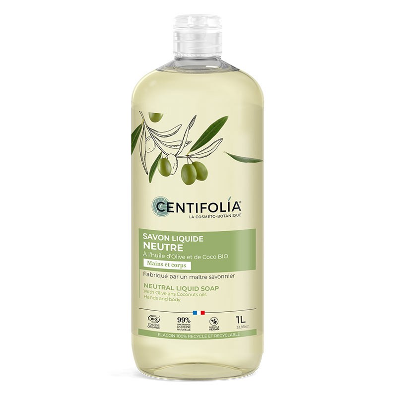 Savon liquide neutre BIO 9 x 1L