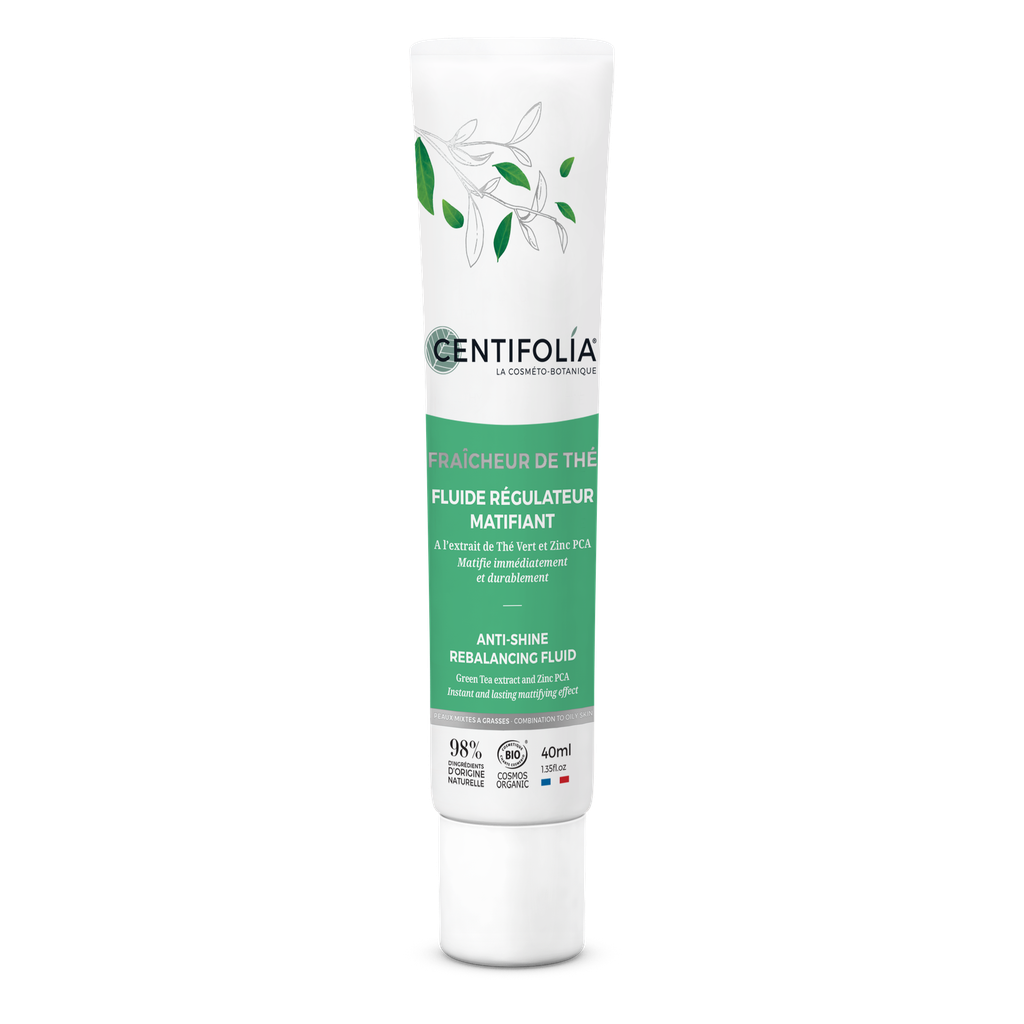 Fluide régulateur matifiant - Fraîcheur de Thé BIO 40 ml — Carton de 6 pces