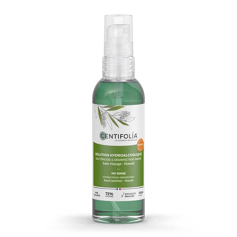 Solution hydroalcoolique sans rinçage BIO 8 x 100 ml