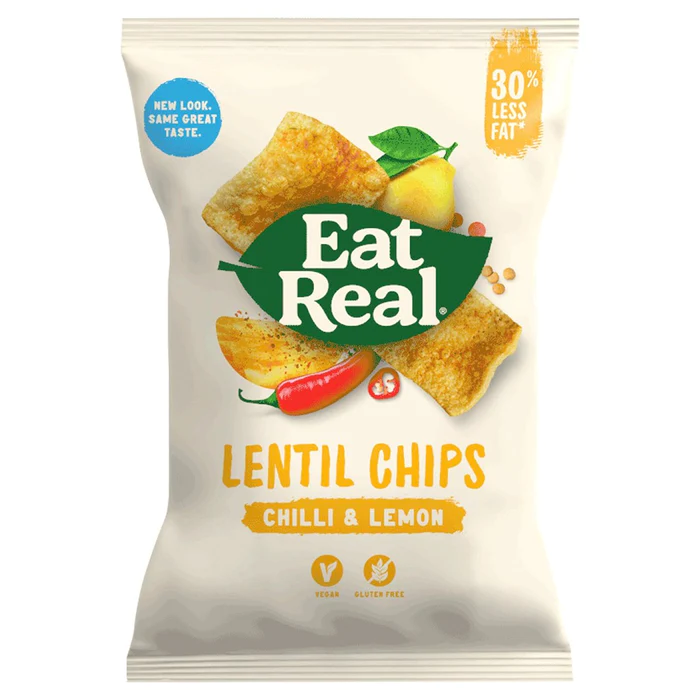Chips lentilles Chili & lemon 12 x 40 gr