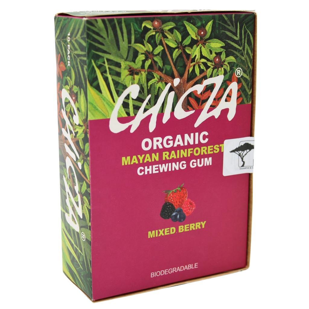 Chicza Gomme fruits rouges Bio 10 x 30 gr