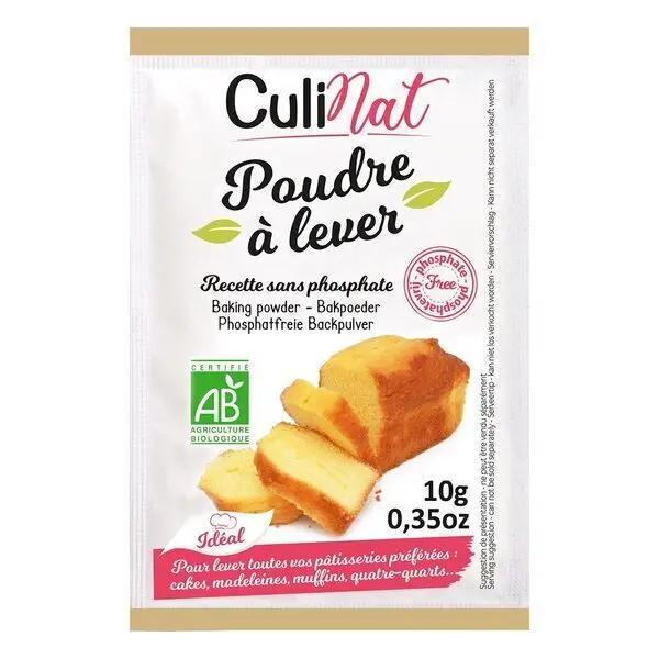 Poudre à lever BIO  16 x (8 x 10 gr)
