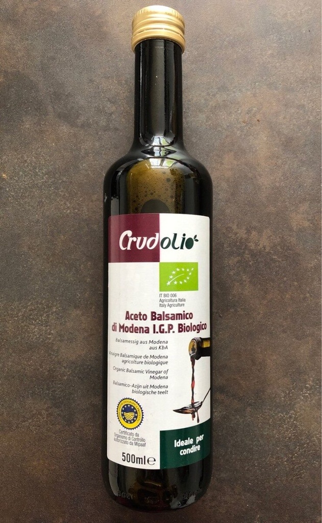 Vinaigre balsamique Modena IGP BIO 500 ml — Carton de 12 pces