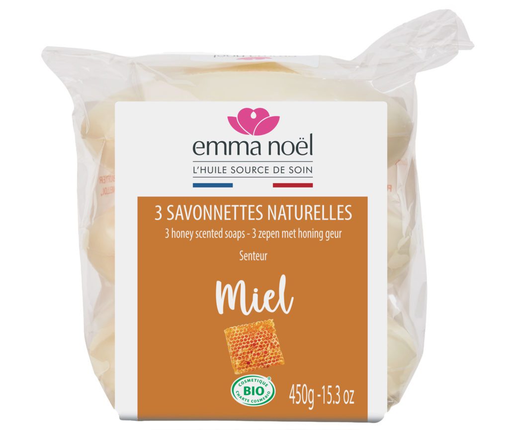 Savonnette miel BIO 6 x