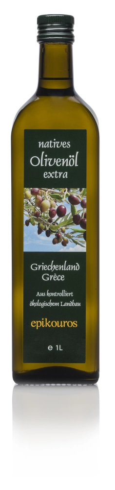 Huile olive extra vierge BIO 1L — Carton de 6 pces