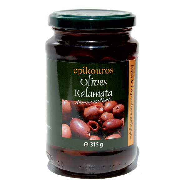 Olives Kalamata sans noyaux BIO 6 x 340 ml