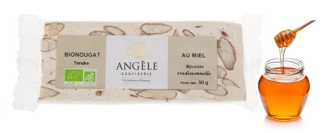 Nougat au miel BIO 25 x 50 gr