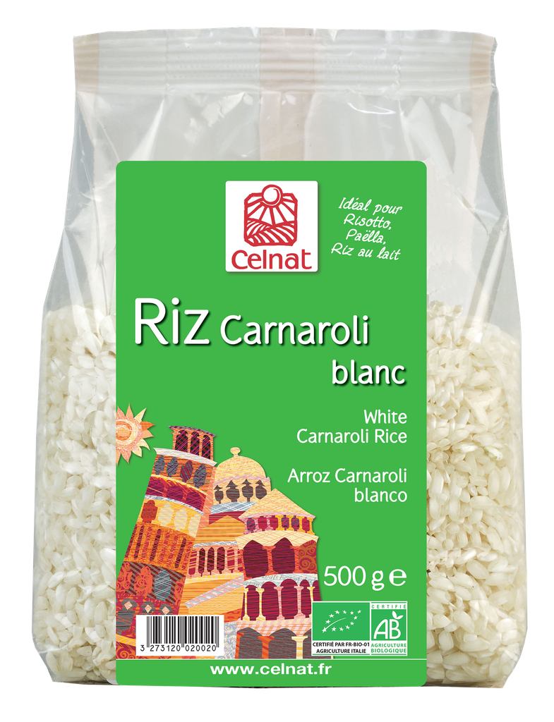 Riz Carnaroli blanc BIO 500 gr