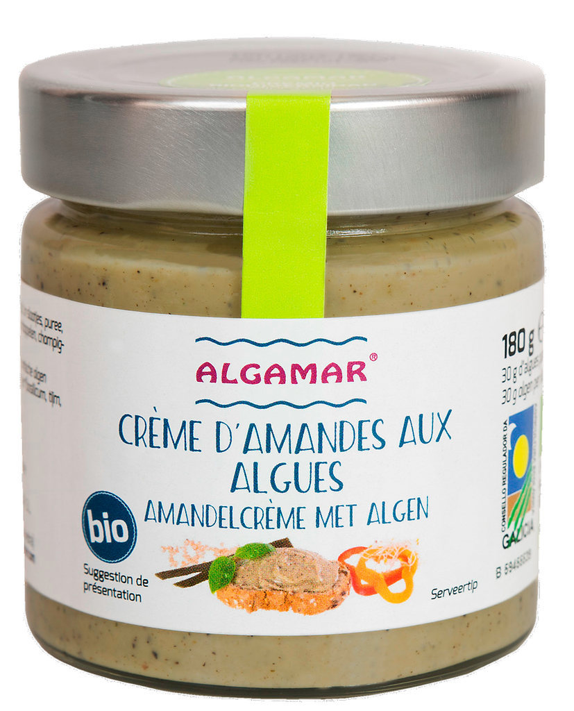 Crème d'amande aux algues 180 gr BIO