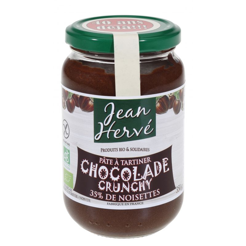Crunchy chocolade aux éclats de noisettes BIO 6 x 350 gr