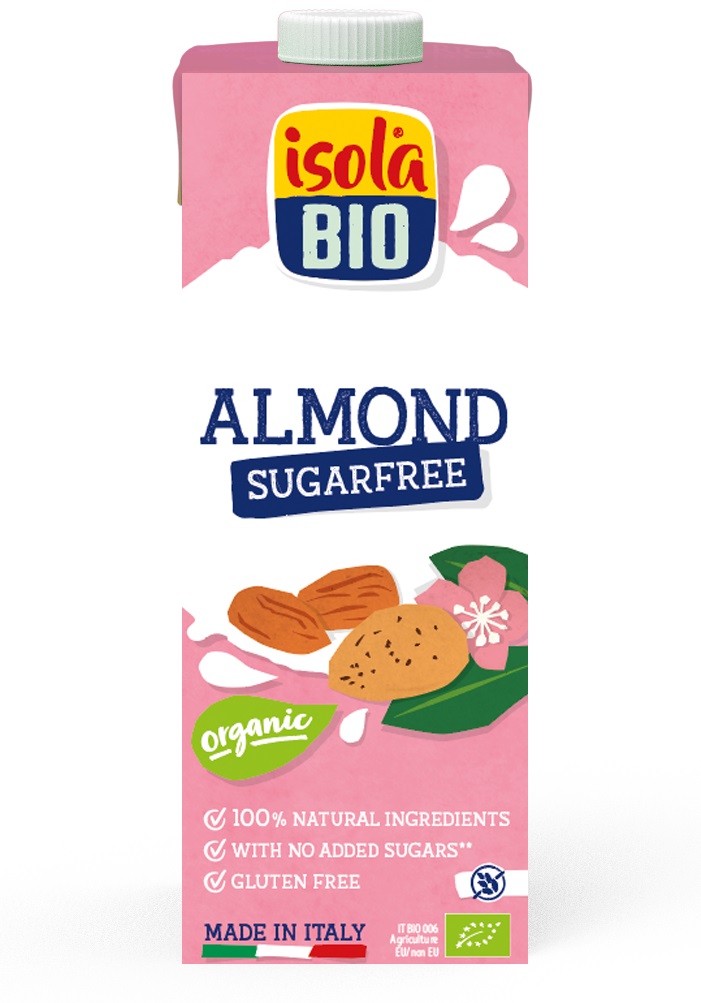Boisson amande sans sucre BIO 12 x 1L
