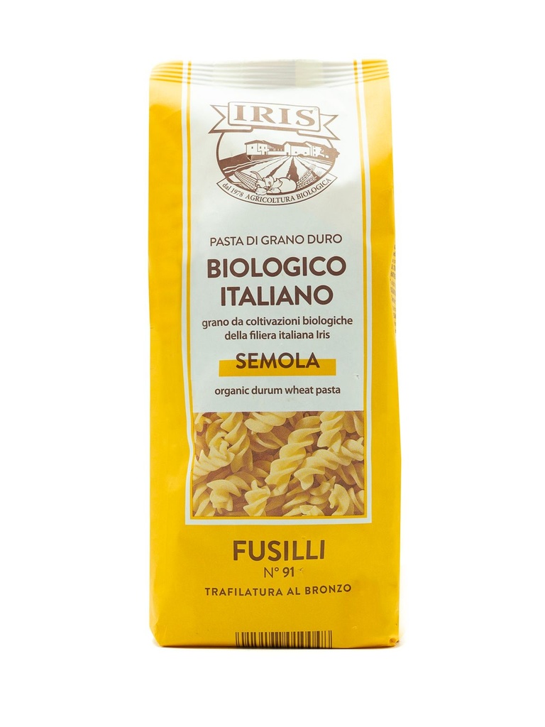 Fusilli blanc Iris BIO 12 x 500 gr