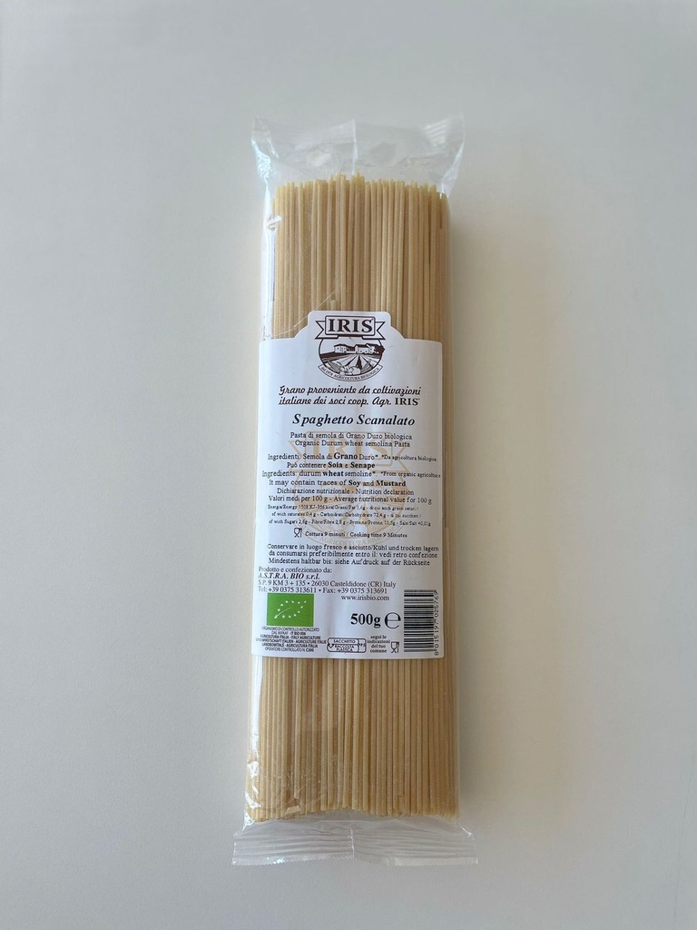 Spaghetto Scanalato BIO 12 x 500 gr
